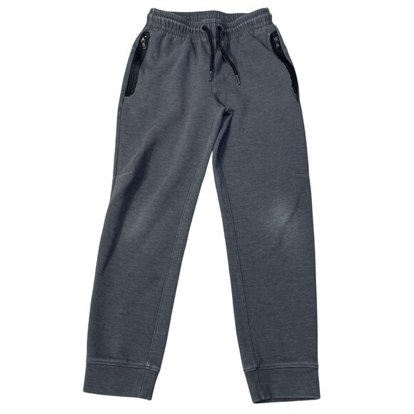 2 Old Navy Boy's Jogger Sweatpants Size M (8) Pull-on Black Grey - Picture 2 of 7